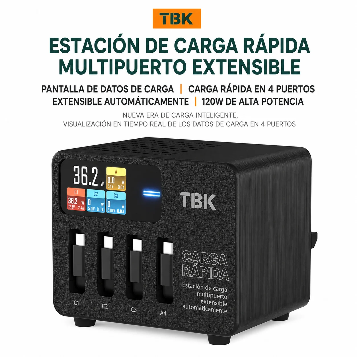Estación de Carga Rápida Retráctil TBK - Imagen 2